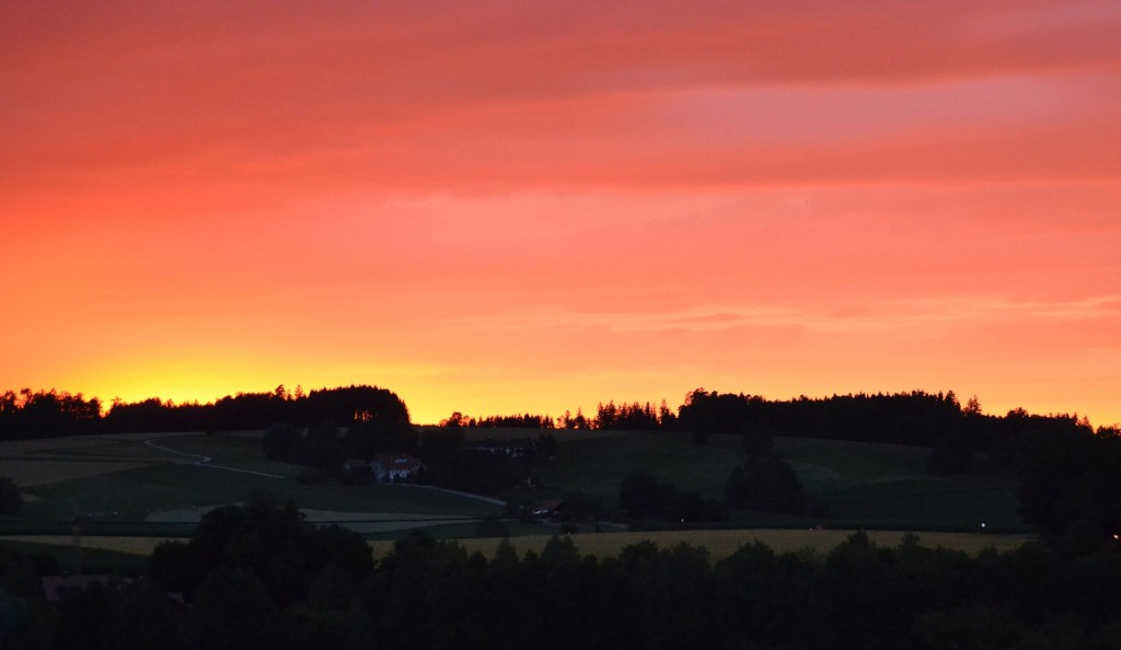 Abendrot am 4. Juli 22